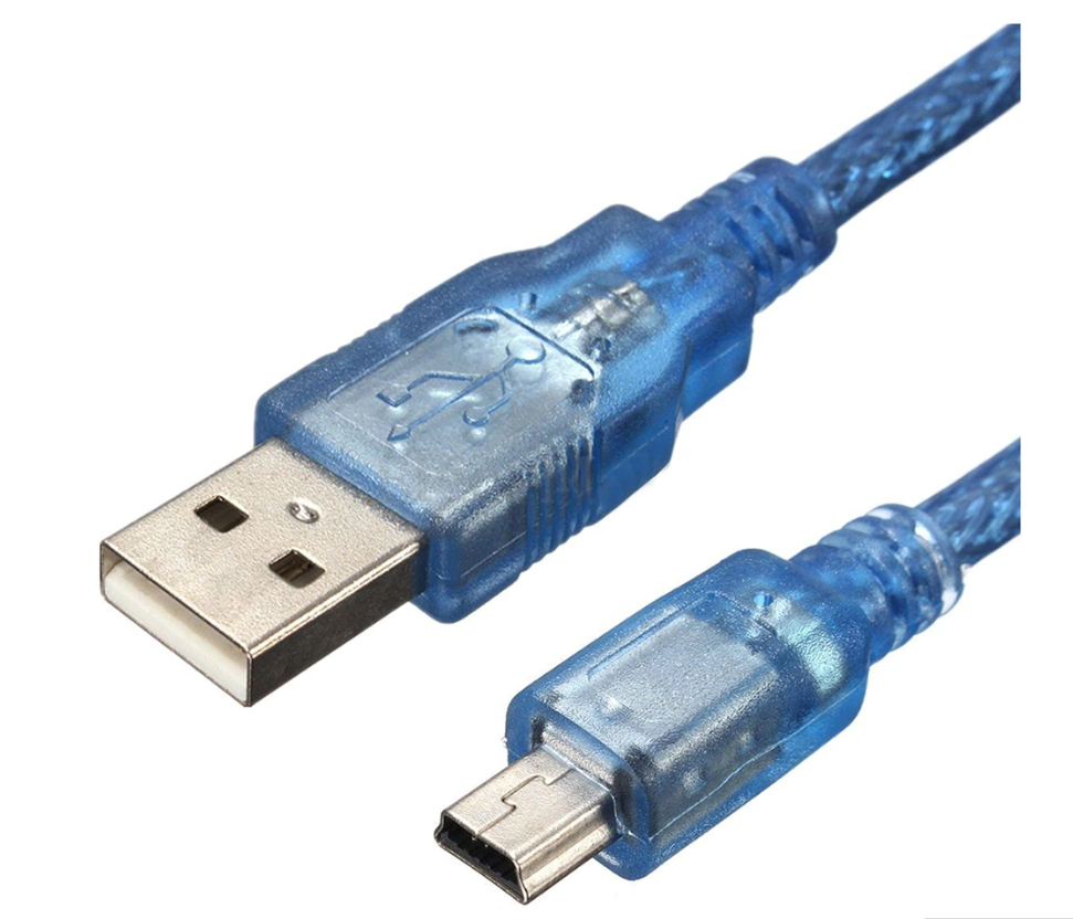 Cable usb bleu 2